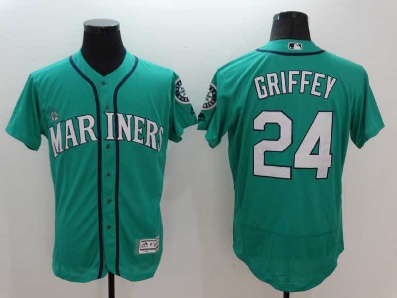 Seattle Mariners #24 Ken Griffey Green 2016 Flexbase Collection Stitched Baseball Jersey,We sell and wholesale Seattle Mariners #24 Ken Griffey Green 2016 Flexbase Collection Stitched Baseball Jersey on line form chian!